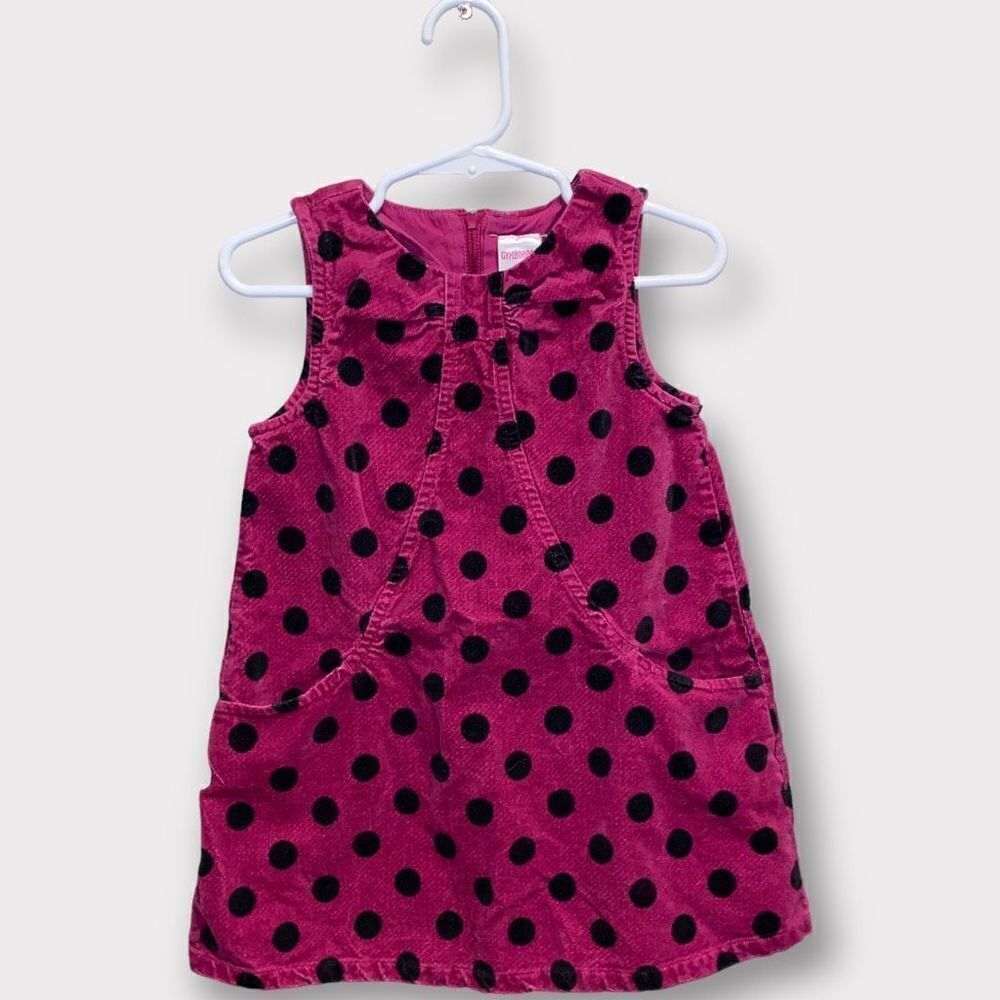 Y2K Gymboree Magenta Polka Dot Dress